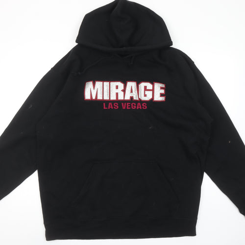 Mirage Las Vegas Black XL Pullover Hoodie Women’s Cotton Blend