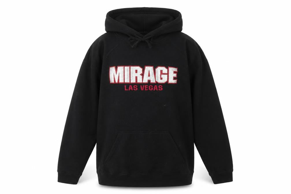 Mirage Las Vegas Black XL Pullover Hoodie Women’s Cotton Blend