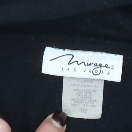 Mirage Las Vegas Black XL Pullover Hoodie Women’s Cotton Blend