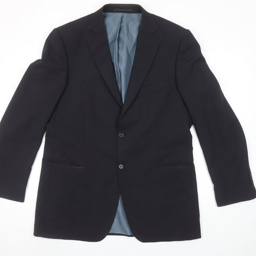 Marks and Spencer Men's Navy Regular Fit Single-Breasted Suit Jacket 42L