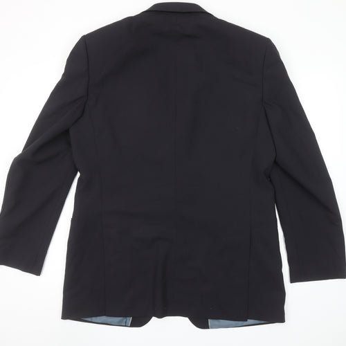 Marks and Spencer Men's Navy Regular Fit Single-Breasted Suit Jacket 42L