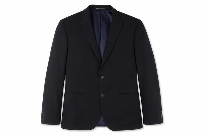 Next Men's Black 42R Formal Wool Blend Suit Jacket