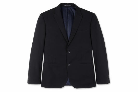 Next Men's Black 42R Formal Wool Blend Suit Jacket