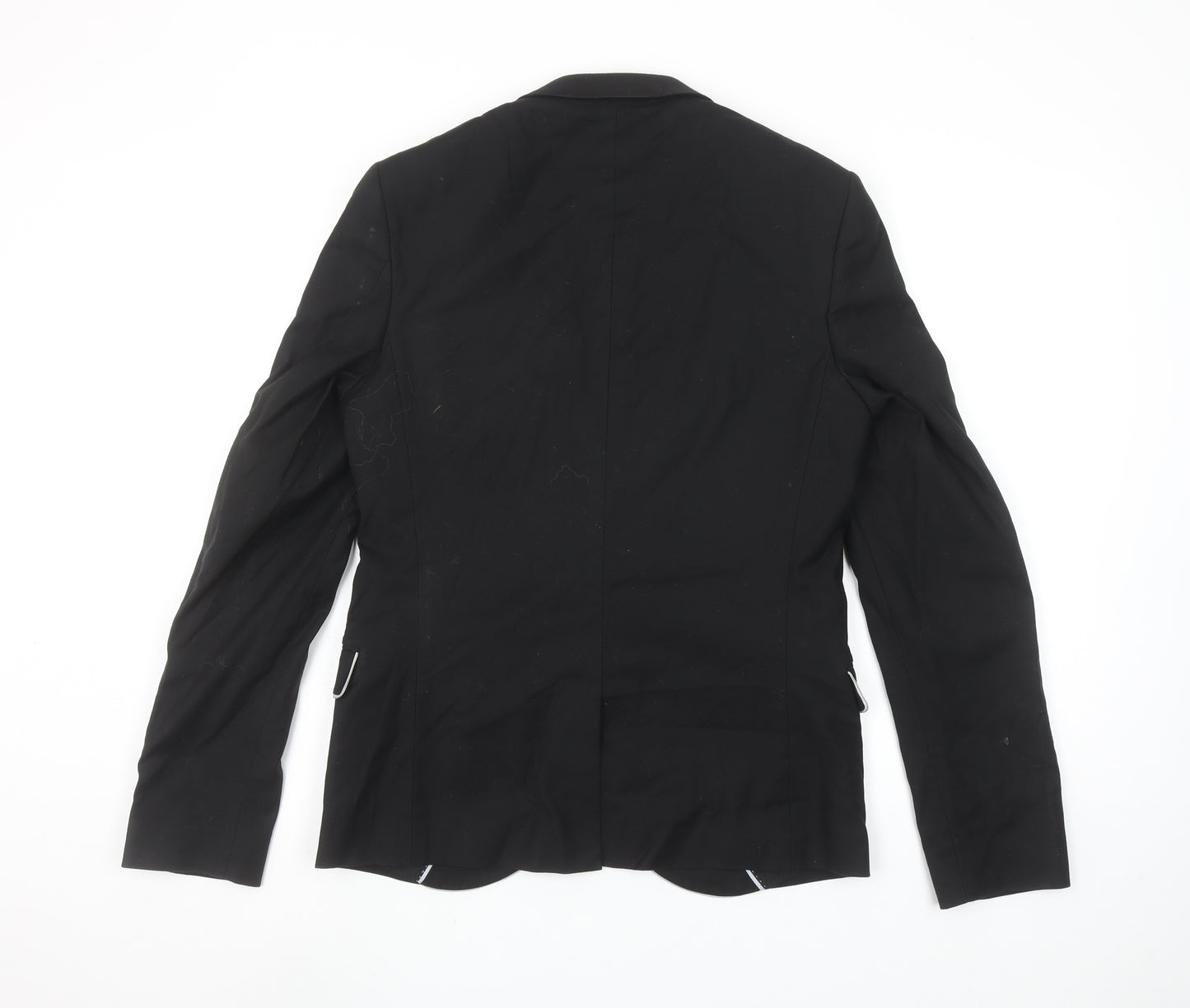 Topman Men's Black Slim Fit Blazer Jacket 38R Formal Classic