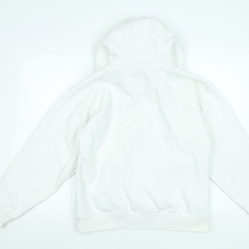 Crew Clothing Company Women's White Pullover Hoodie Size S Cotton Blend