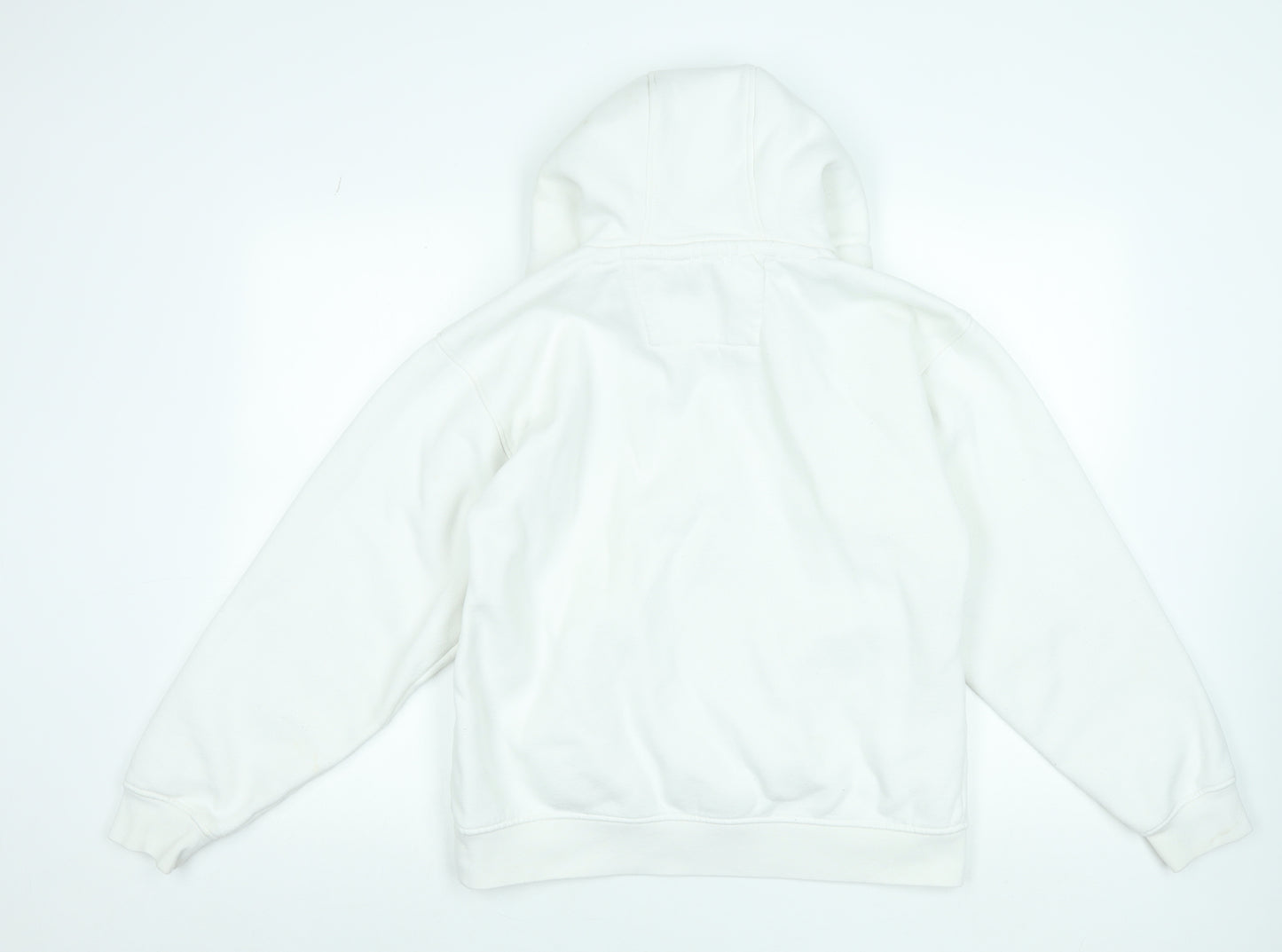Crew Clothing Company Women's White Pullover Hoodie Size S Cotton Blend