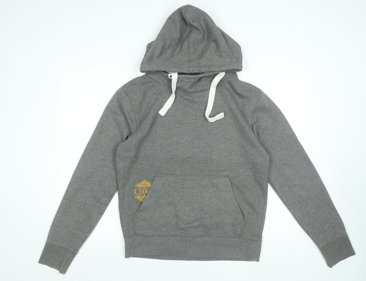 Jack & Jones Men's Grey L Pullover Hoodie Core Workwear