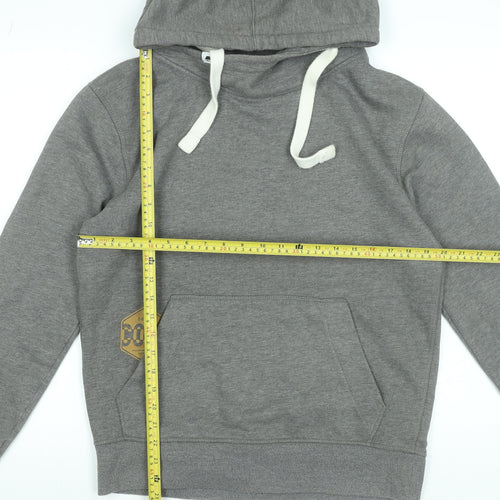 Jack & Jones Men's Grey L Pullover Hoodie Core Workwear