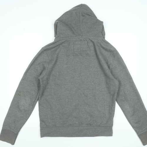 Jack & Jones Men's Grey L Pullover Hoodie Core Workwear
