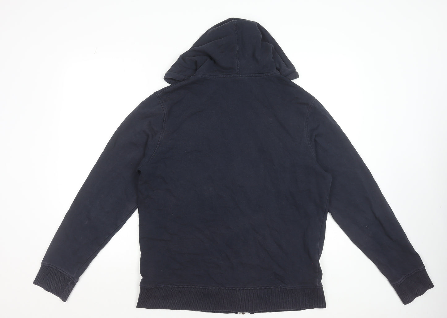 Jack & Jones Originals Men's Blue Full Zip Hoodie XL Cotton