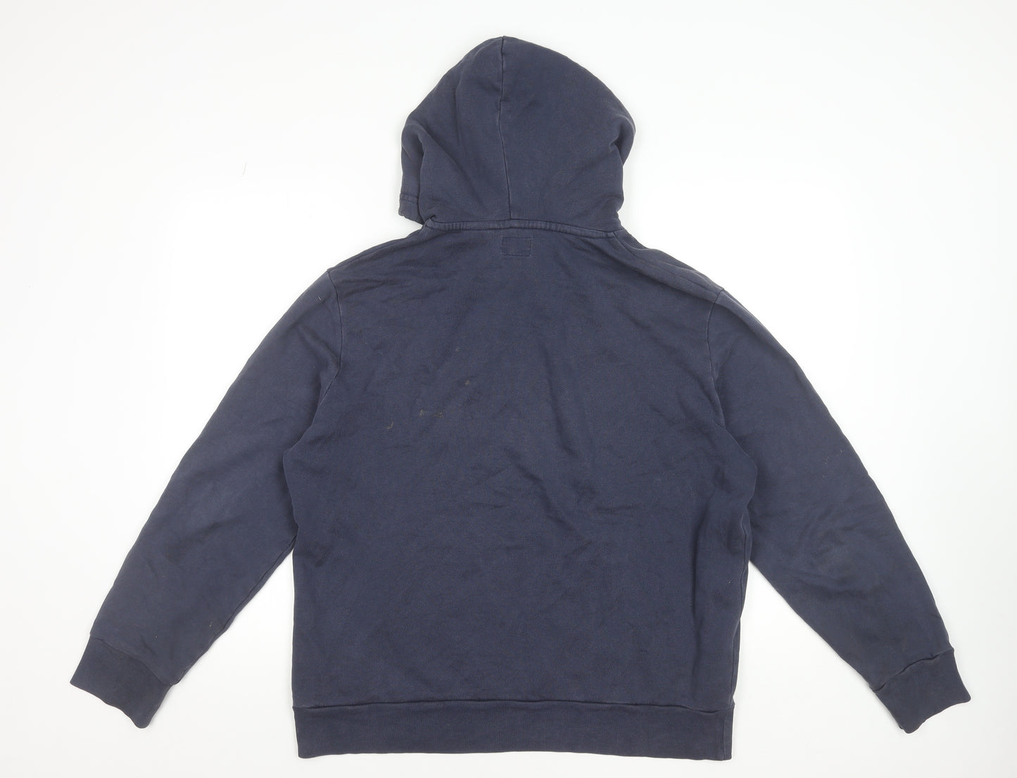Levi's Men's Navy Hoodie Medium Pullover Cotton Graphic Sweatshirt