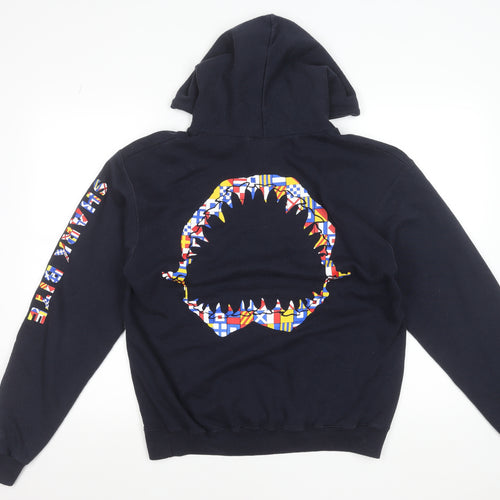 Champion Men's Black Chatham Graphic Hoodie M Pullover Fleece