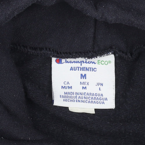 Champion Men's Black Chatham Graphic Hoodie M Pullover Fleece