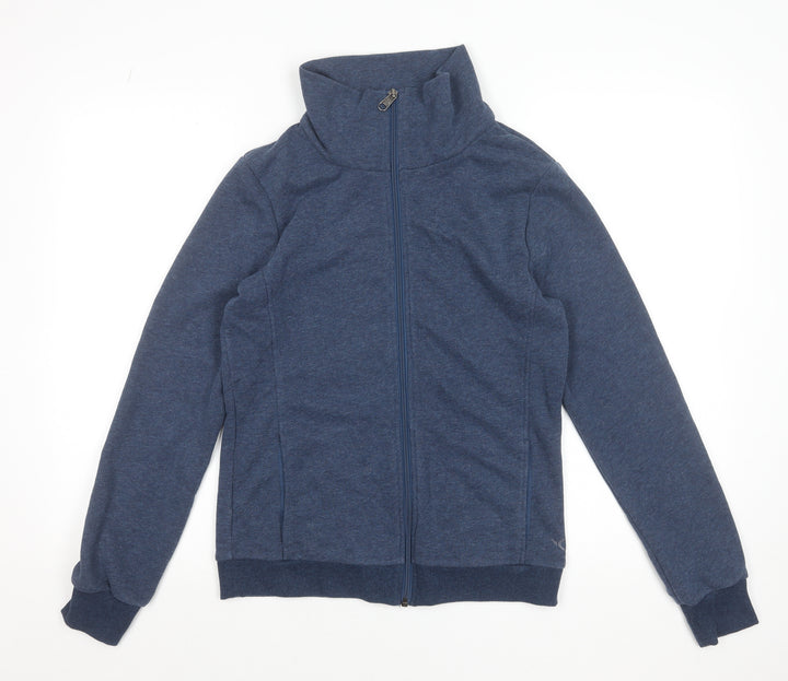 Decathlon Mens Blue Full Zip Sweatshirt M High Neck Casual
