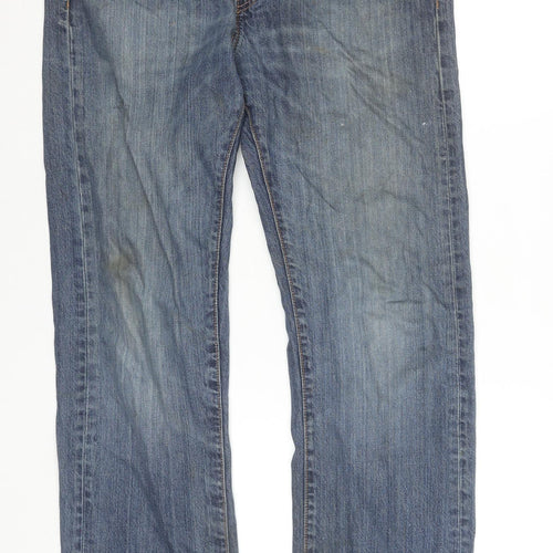 Levi's 505 Men's Blue Straight Jeans W31 L34 Classic Fit Denim