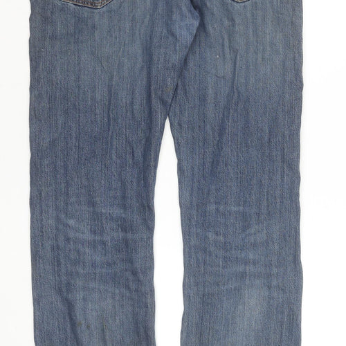 Levi's 505 Men's Blue Straight Jeans W31 L34 Classic Fit Denim