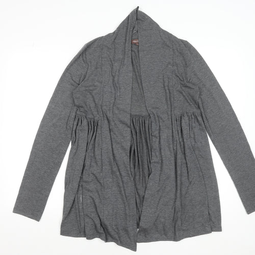 Phase Eight Women's Grey Size 12 Open Front Long Sleeve Cardigan