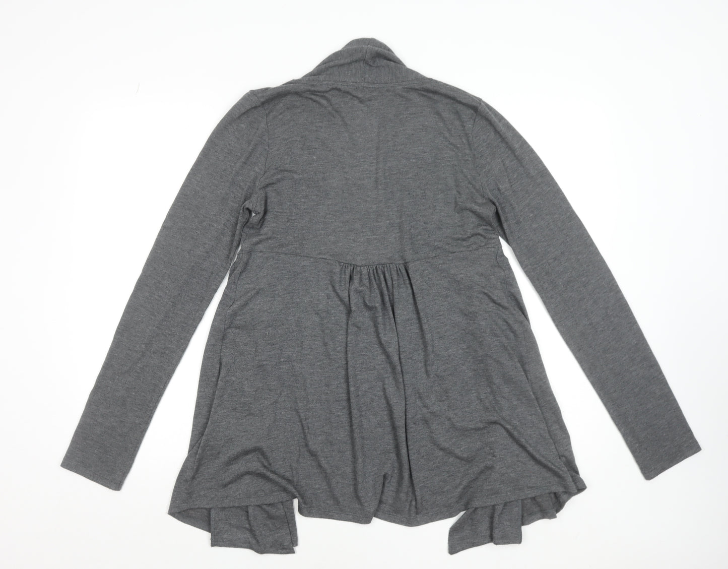 Phase Eight Women's Grey Size 12 Open Front Long Sleeve Cardigan
