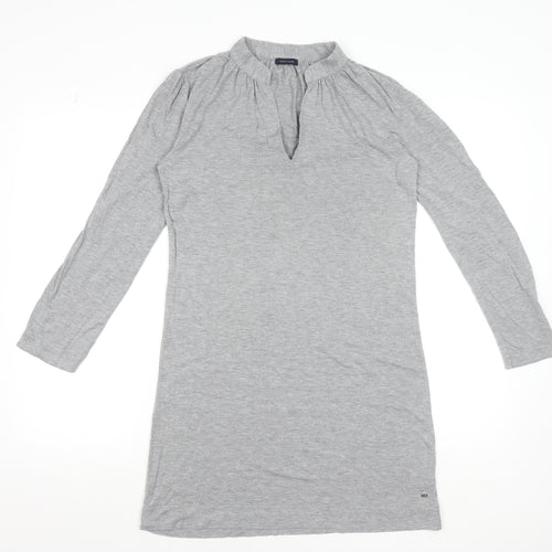 Tommy Hilfiger Women's Grey M Shift Jersey Knee Length Dress