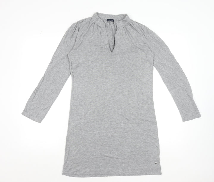Tommy Hilfiger Women's Grey M Shift Jersey Knee Length Dress