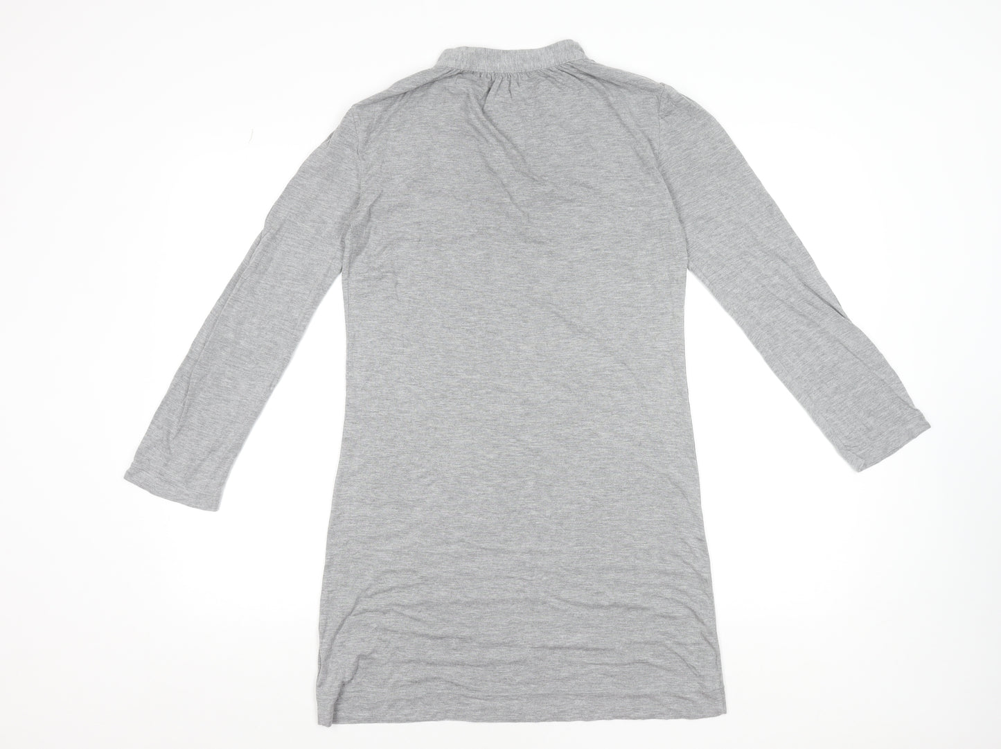 Tommy Hilfiger Women's Grey M Shift Jersey Knee Length Dress