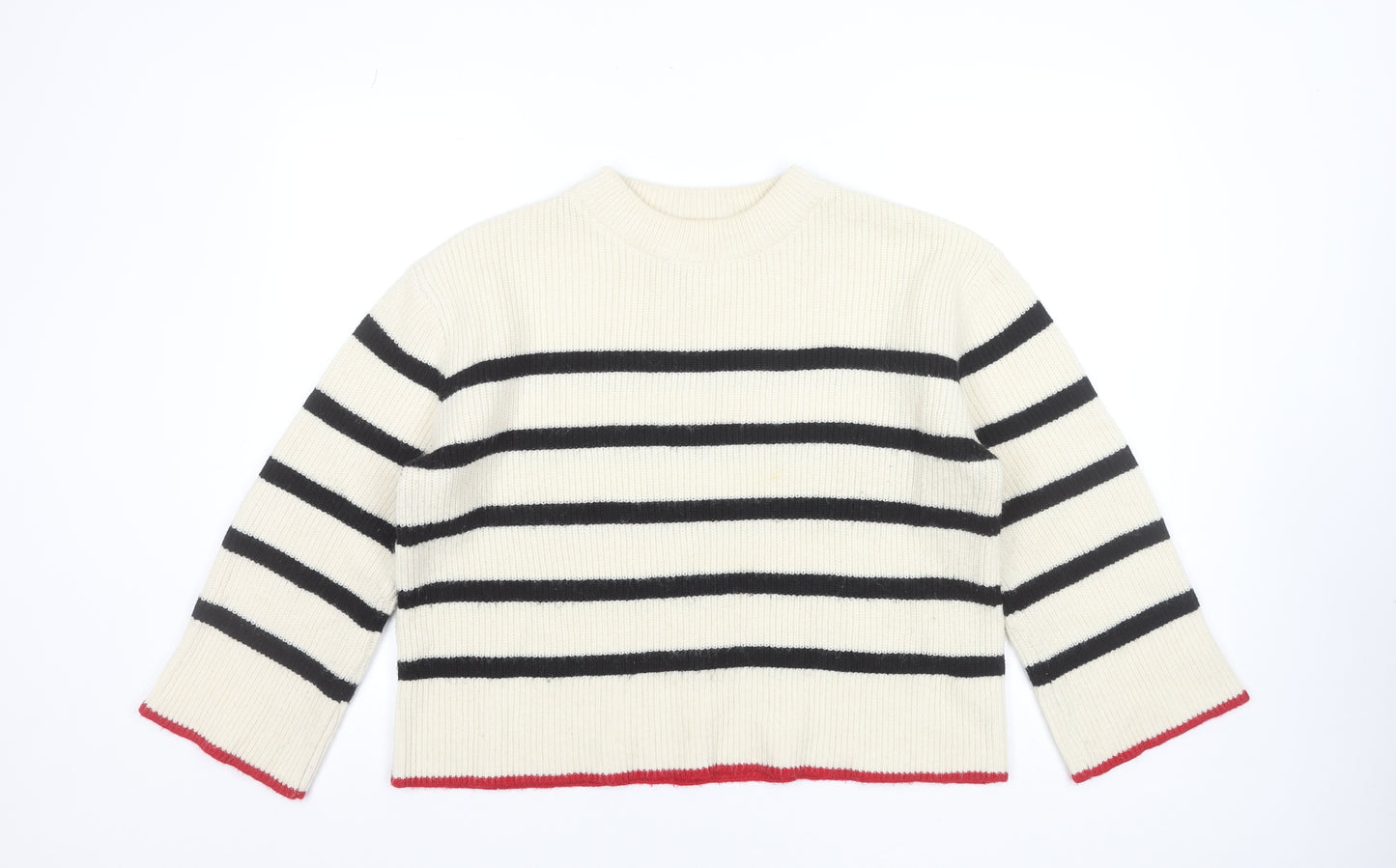 Golden Days Paris Women's Ivory Striped Knit Jumper, One Size