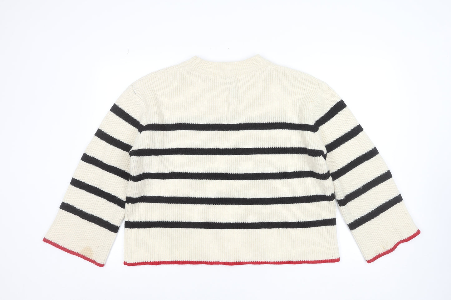 Golden Days Paris Women's Ivory Striped Knit Jumper, One Size