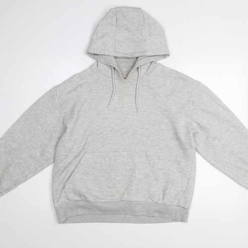 McKenzie Women’s Grey Cotton Blend Pullover Hoodie UK 10