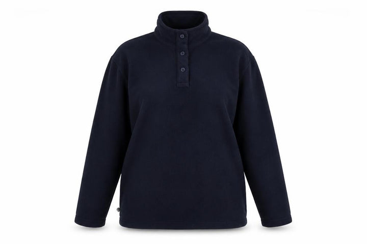 Regatta Women Navy Fleece 1/2 Zip Pullover Sweatshirt UK 16