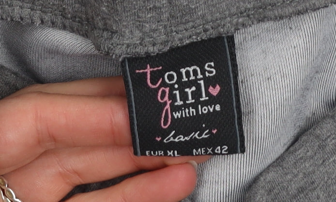 Toms Girl Womens Grey XL Jogger Sweatpants with Elastic Waist