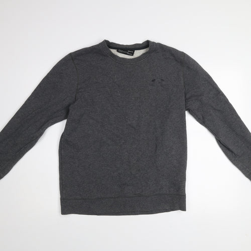 Under Armour Men’s Grey ColdGear Fleece Pullover Sweatshirt M