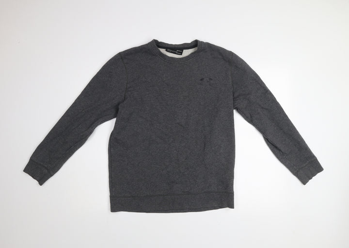 Under Armour Men’s Grey ColdGear Fleece Pullover Sweatshirt M