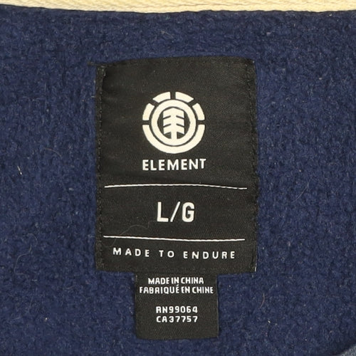Element Men's Blue Crew Neck Pullover Sweatshirt Size L