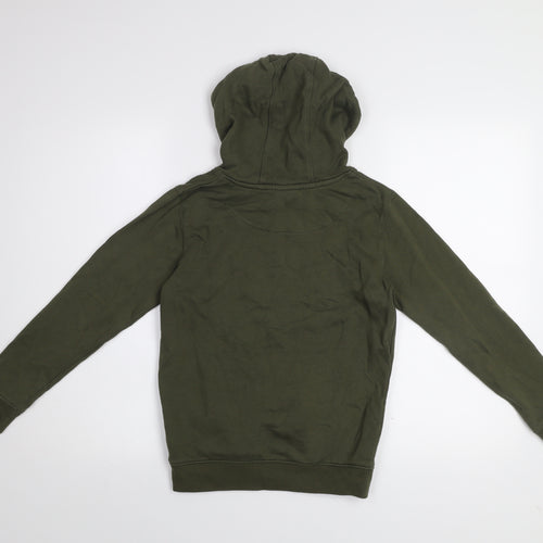 Money Boys Green Hoodie 9-10 Years Pullover Cotton Blend Logo Design