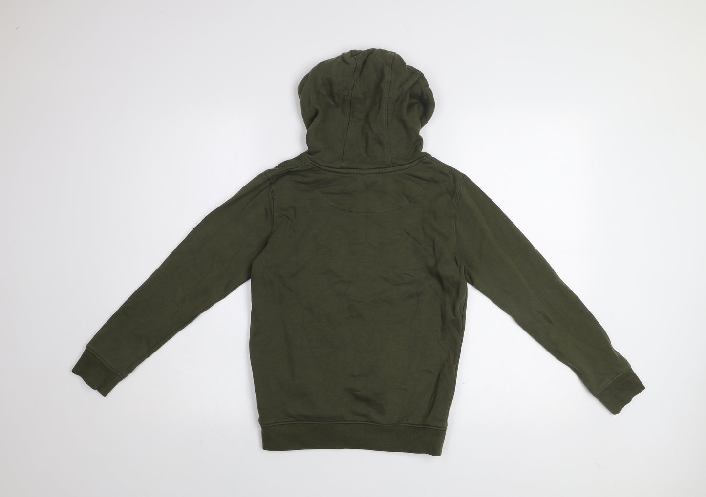 Money Boys Green Hoodie 9-10 Years Pullover Cotton Blend Logo Design