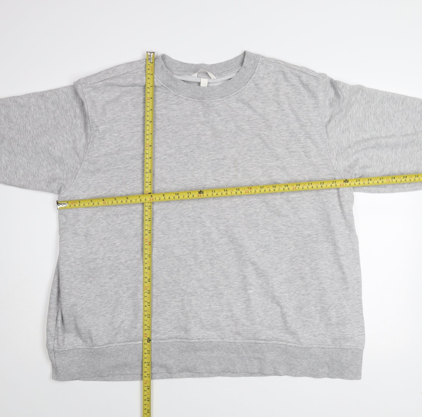 H&M Mama Women's Grey XL Pullover Sweatshirt - Soft Cotton Blend