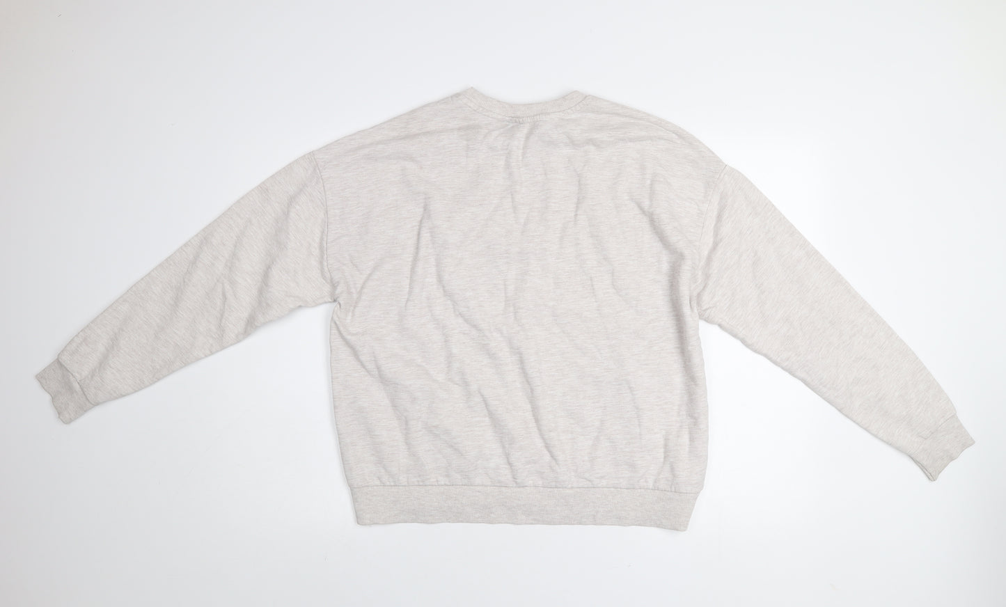 Disney Women Beige Dumbo Graphic Pullover Sweatshirt Size L