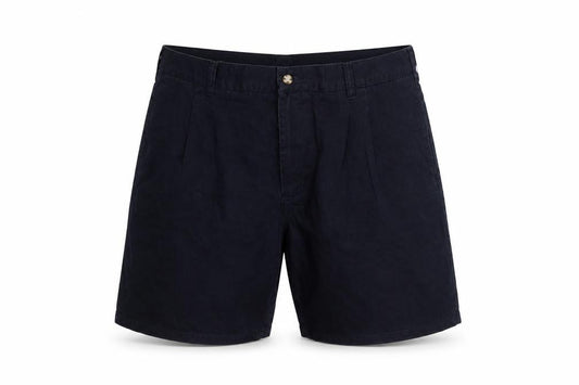 St. Bernard Men's Blue Chino Shorts Size 40 Regular Fit Casual Cotton