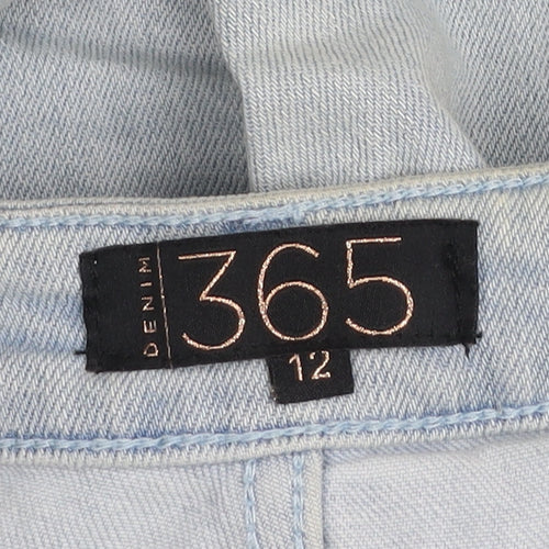 Denim 365 Women's Light Blue Distressed Skinny Jeans Size 12