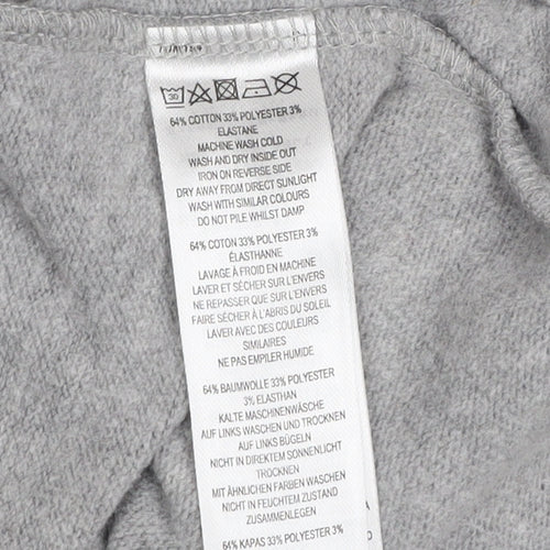 Great Plains Women Grey Size 10 Bodycon Knit Turtleneck Dress
