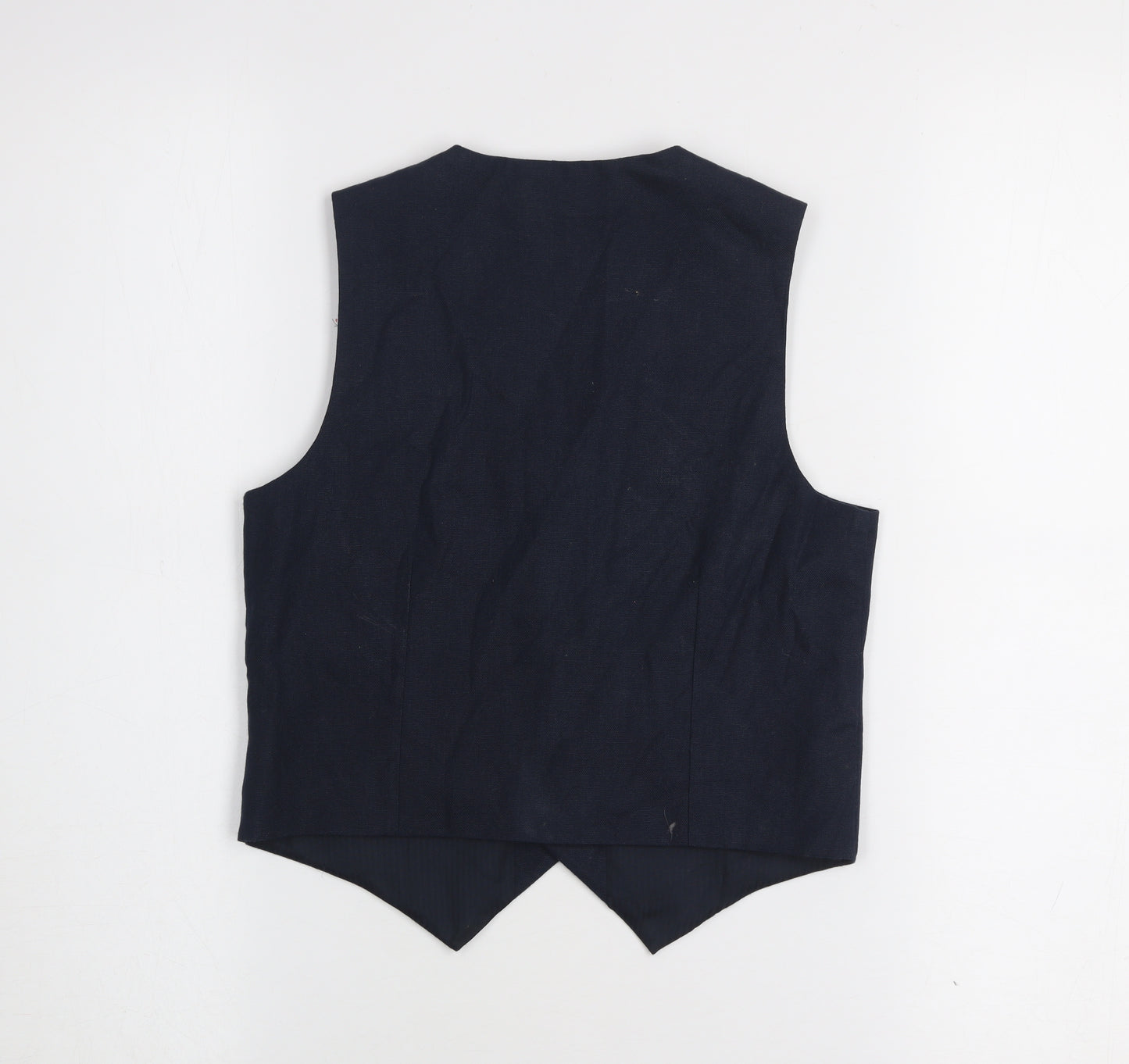 Pepperts! Boys Blue Formal Waistcoat 8-9 Years Cotton Blend Tuxedo Style