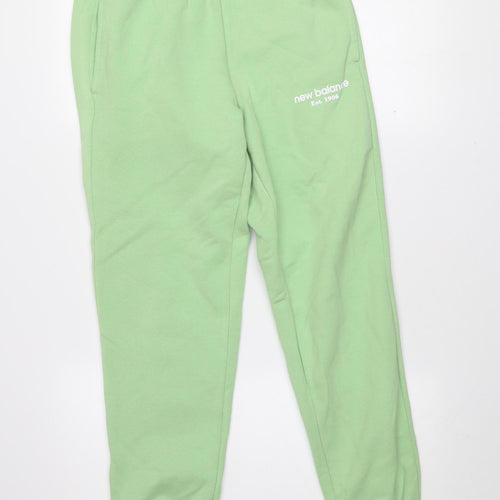 New Balance Womens Green XS Jogger Sweatpants Fleece