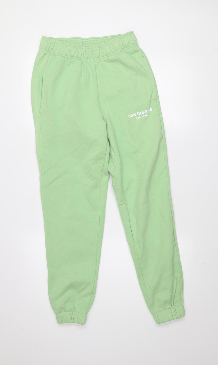 New Balance Womens Green XS Jogger Sweatpants Fleece