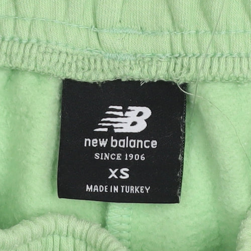 New Balance Womens Green XS Jogger Sweatpants Fleece
