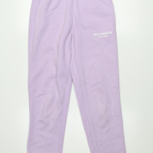 New Balance Womens Purple XS Jogger Sweatpants Activewear