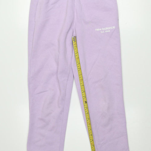 New Balance Womens Purple XS Jogger Sweatpants Activewear