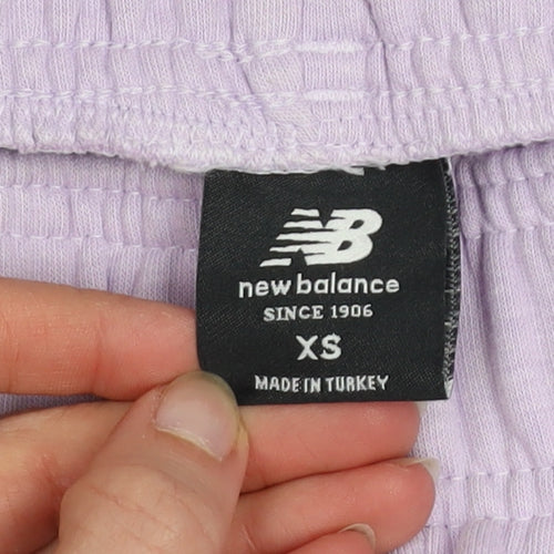 New Balance Womens Purple XS Jogger Sweatpants Activewear