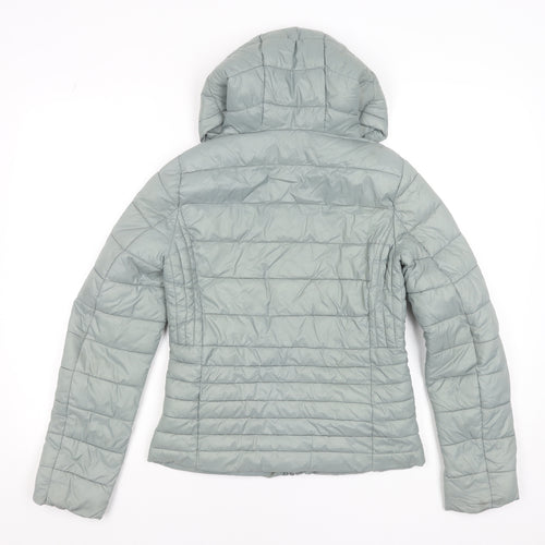 Primark Women’s Grey 2XS Puffer Hooded Jacket