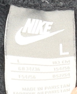 Nike Men's Black Fleece Jogger Trousers Size L Casual Sportswear