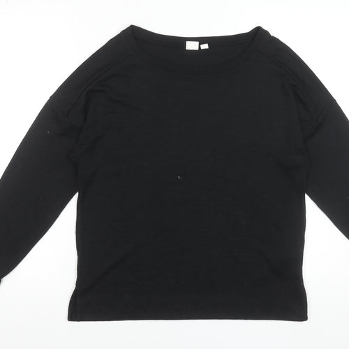 GAP Women’s Black Crew Neck Long Sleeve Pullover Jumper Size S